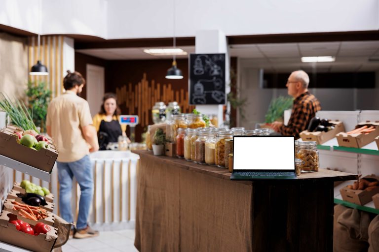 Imagen general de un comercio de alimentación.