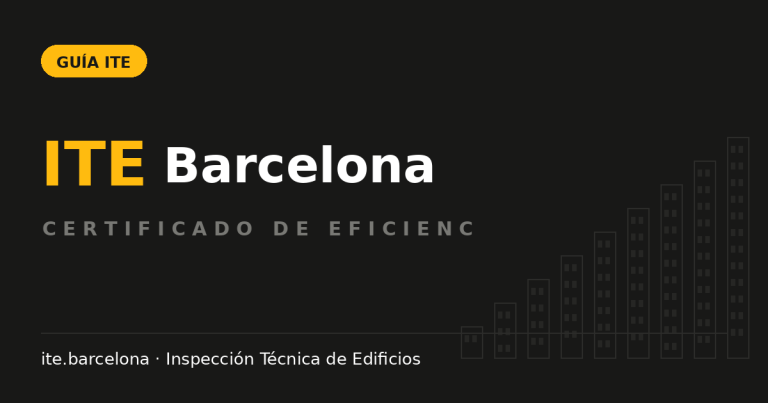 Certificado de eficiencia energética de edificios y viviendas: qué es, precio y cuándo es obligatorio — ITE Barcelona