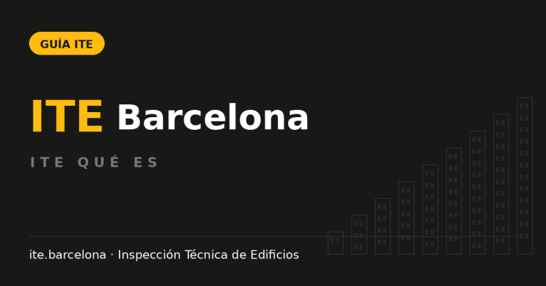 Qué es la ITE y para qué sirve: guía básica para propietarios y comunidades — ITE Barcelona